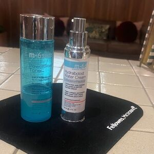 Lot of (2) m-61 bundle Water Cream - Hydrating Blue Face Cream+ Powerglow Toner